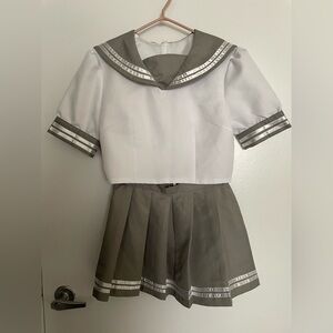Girls nautical sailor suit